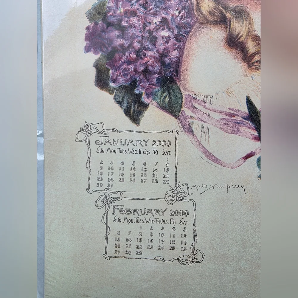 Reprint Maud Humphrey 1905 Calendar Equitable Life Assurance Society